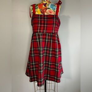 Francesca's Collections Red Plaid Dress - new with tags